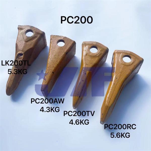 PC200 Excavator Bucket Teeth Standard Precision Casting 205-70-19570