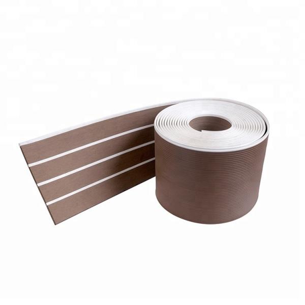 Teak Wood Anti-Corrosion Boat Deck Soft PVC Synthesis Yacht Decking para design moderno