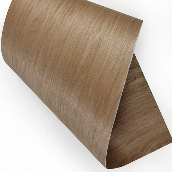 E2 Reconstituted Walnut Veneer 0.45mm Furniture Wood Sheet Coverings Skin