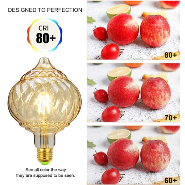 Глобус 125*170mm нити шариков 2700K 4W G125 E27 нити праздника декоративный