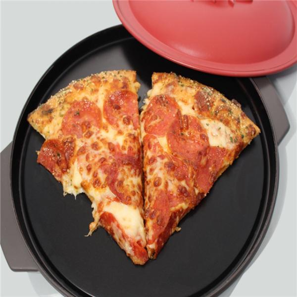 La hutte Hardcoat de Fabricant-pizza de RK Bakeware Chine a anodisé les casseroles minces de pizza de croûte anodisées par Hardcoat