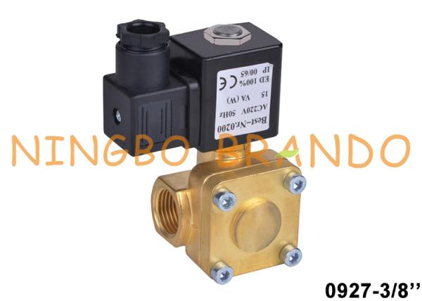 0927100 3/8 válvula de solenoide de bronze do NC para o compressor de ar do parafuso