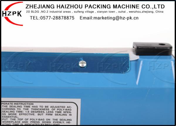 Kitchen Food Sealer Impulse Heat Sealing Machine Vacuum Bag Sealer Blue Color