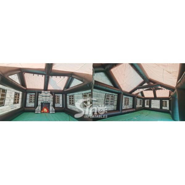 11x6m Custom Gaint Outdoor Pop Up Irish Inflatable Pub Tent With Complete Digital Printing For Sale