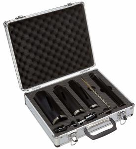 3-Piece Dry Diamond Core Drill Bit Set with SDS Hex Adapters