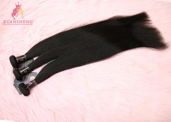Original 8-30 Inches Virgin Indian Hair / Deep Body Wave Hair Natural Black