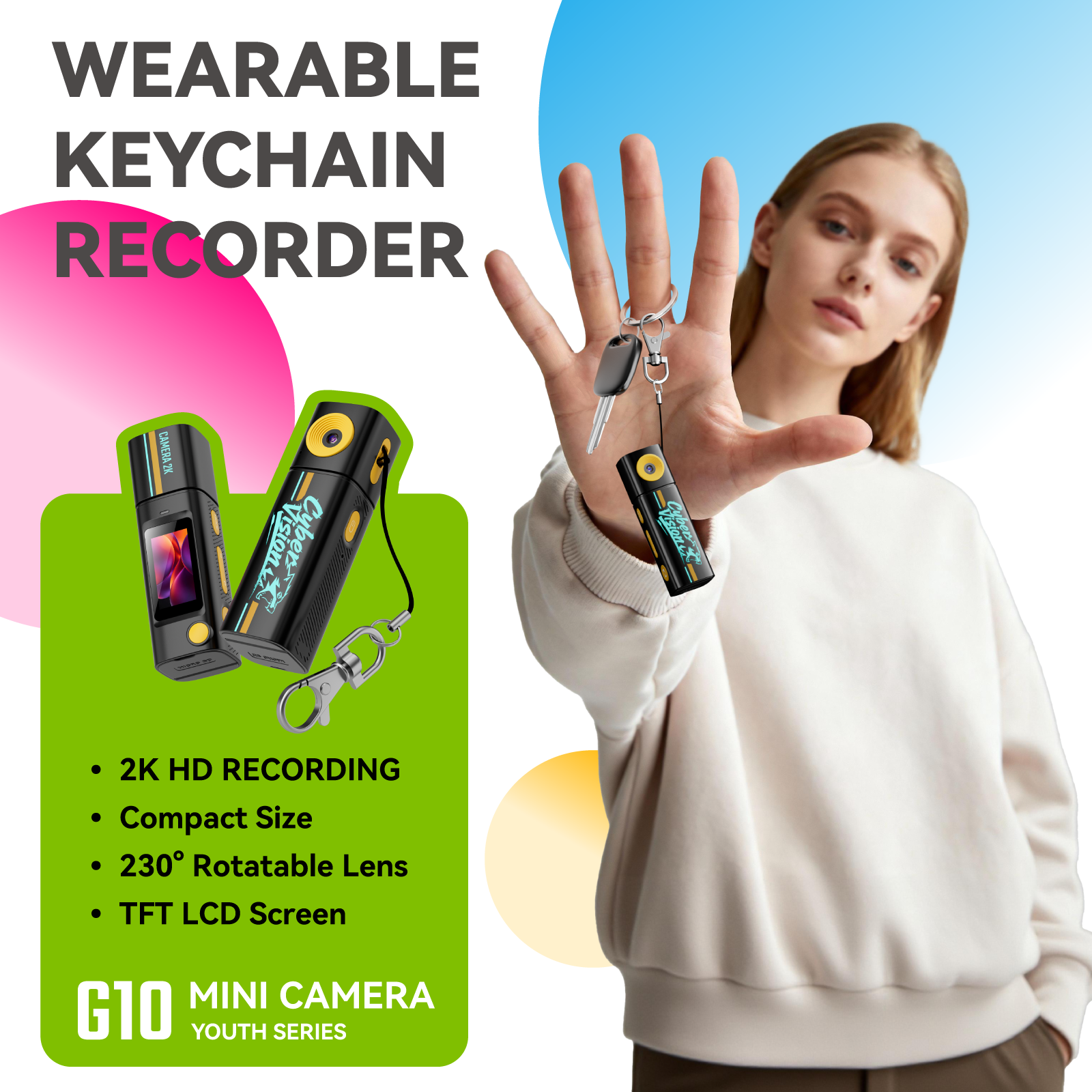 G10 Mini Thumb recording Camera Student Outdoor Sports Video Camera