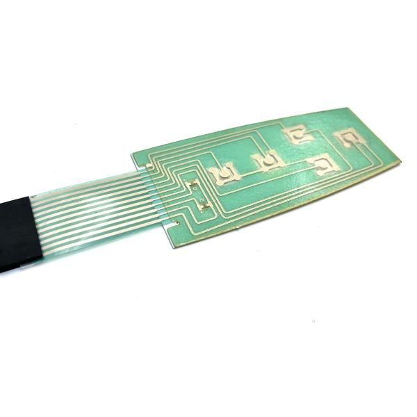 Glossy Finish Polyester Transparent Window Custom Membrane Keypad For CNC Machine