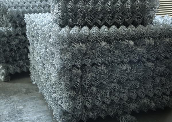 Construction Chain Link Fencing Panels OD 32mm*1.6mm 6'x12' 25mm Outer Tube Mesh aperture