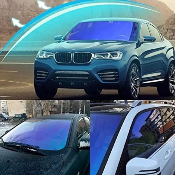 Heat Insulation Custom Color Chameleon Window Tint Film 85% VLT 99% UV Rejection