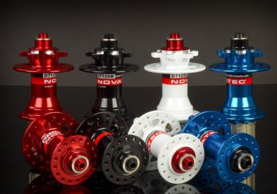 Novatec Hub D711SB D712SB ultra-light disc brake bearing MTB mountain bike hubs 28h 32h Red Black color with Skewers