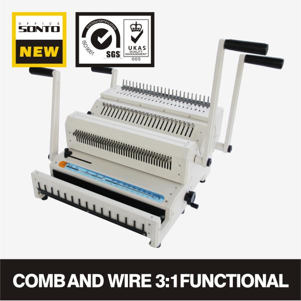 Comb and Wire Binding Machine CW2500 with CE Certificate