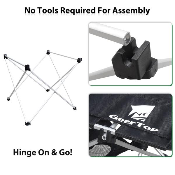 0.85kg 1680D Oxford Folding Camping Picnic Table