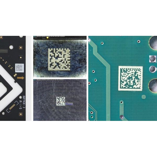 SMT Double Head PCB Laser Marking Machine 20W 10W 5W For SMT Production Line