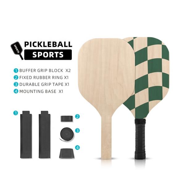 Custom Logo Double Sided Printed Plywood Pickleball Paddle Sublimation Blank Pickleball Paddles