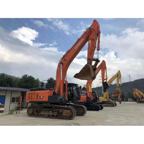 Quarry ZX470H-5G Hydraulic 47T Hitachi Crawler Excavator