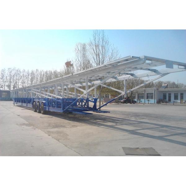 3 оси автотранспортер полуприцеп с стальным материалом и полезной нагрузкой 40000 кг