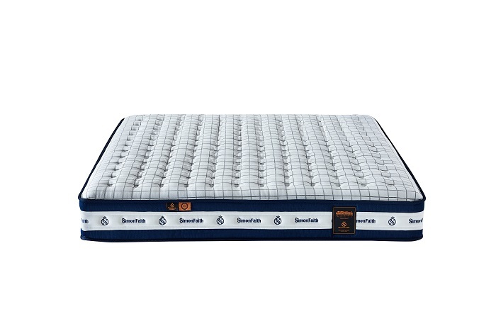 Europe Top Premium Individual Pocket Spring Mattress With Natural Latex Cotton Cove