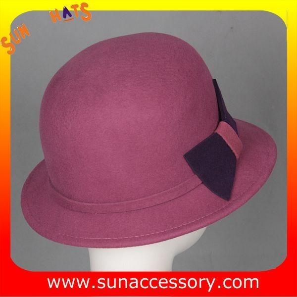 T1631162 Sun Accessory customized  winner  fashion 100% wool felt cloche hats, women hats and caps wholesaling