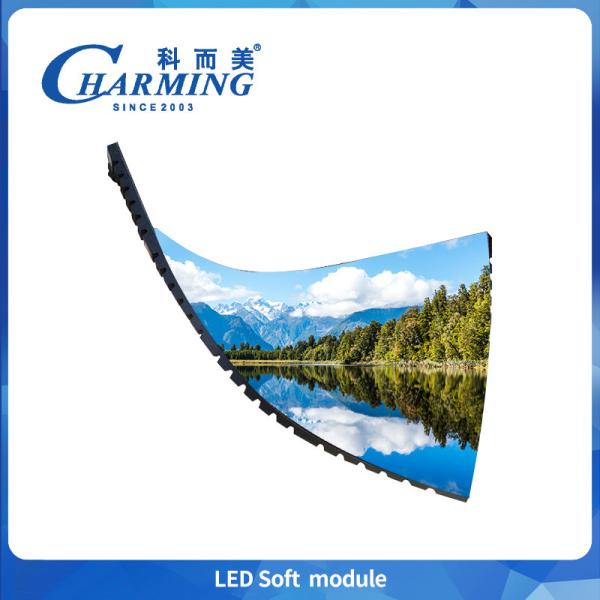 3840-7680Hz High Refresh Rate Strong Magnetic Adsorption Installation P2 P2.5 P3 P4 Flexible Soft Led Module Pantalla Led For Event