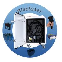 Máquina de limpeza de pulso de laser de fibra portátil de 100W/200W Ferramenta de remoção de ferrugem multi-superfície para metal