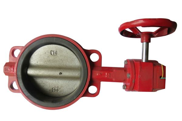 Electric Signal Fire Fighting Centerline Butterfly Valves Safe Worm Type PN16 Pressure