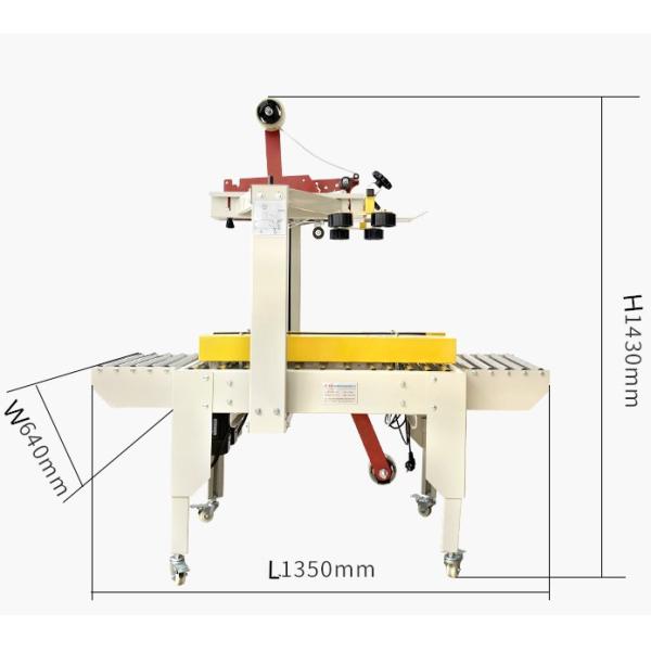 220V/50HZ Semi-Automatic Adhesive Tape Carton Box Left And Right Drive Sealing Packing Machine