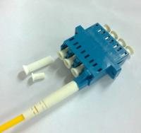 Quadruplique a cor Singlemode do azul do adaptador da fibra óptica do LC UPC de 4 núcleos