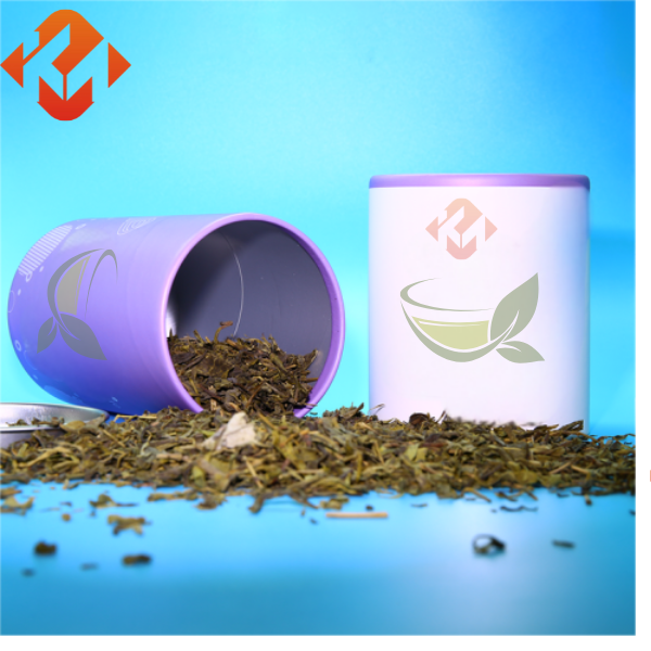 Customizable Paper Cans Packaging for Loose Leaf Tea Herbal Tea and Tea Gift Sets with Food Grade Lining and Logo Printing Options