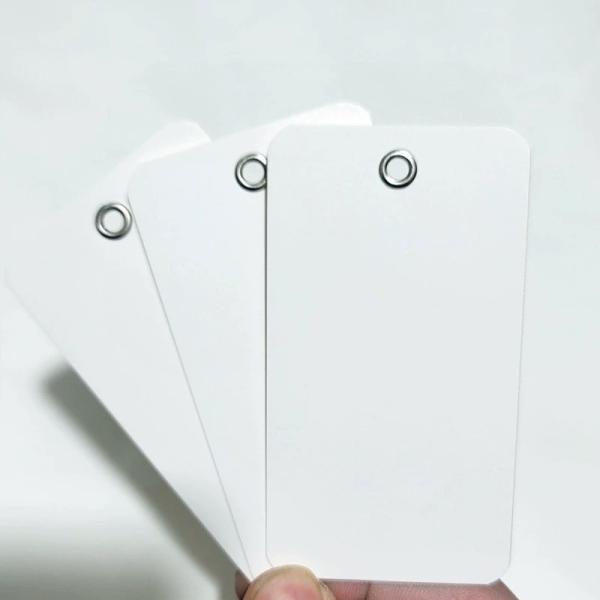 Etiqueta de etiqueta de segurança de bloqueio de segurança de plástico PVC em branco
