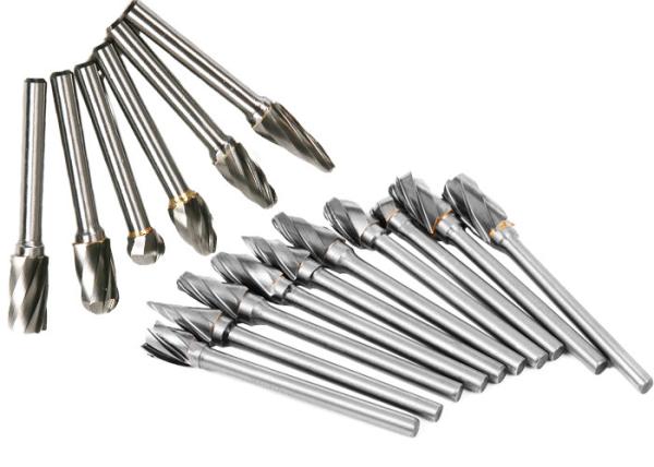 Sturdy Carbide Grinding Burrs , Single Cut Carbide Burr For Aluminum