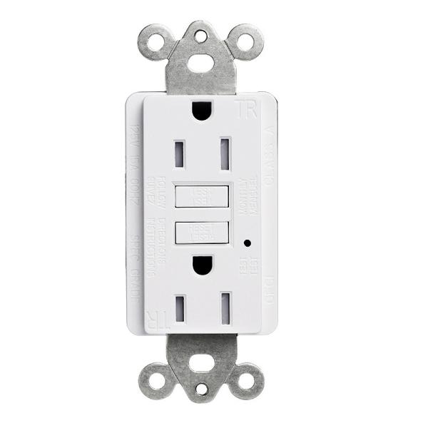 Wall Mount GFCI Outlet 125V 60Hz For Electrical Safety And Efficiency