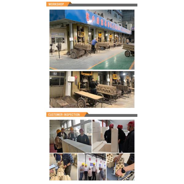 Размер на заказ Клинкер с высокой рефракторностью Хромный кирпич Рефракторные кирпичи Цены