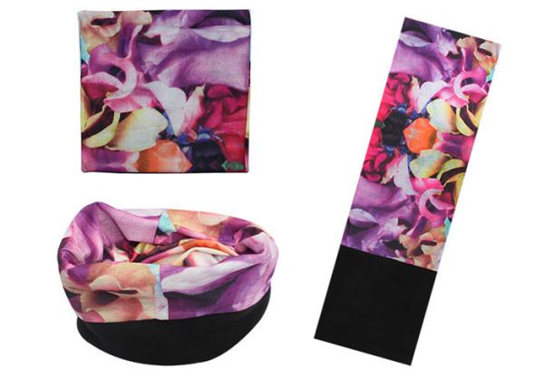 Purple Pattern  Multifunktionstuch Polar , Breathable  Polar Neckwarmer
