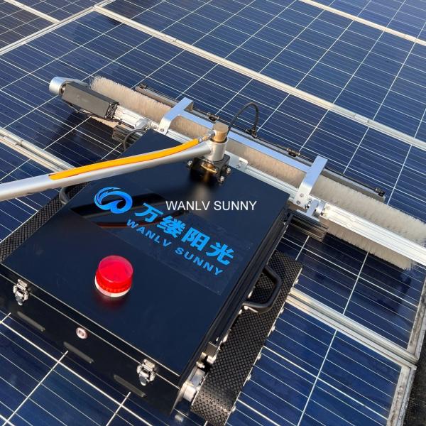 1100mm Cleaning Width Transportation Solar Panel Cleaning Equipment with Cleaner Brush Kit