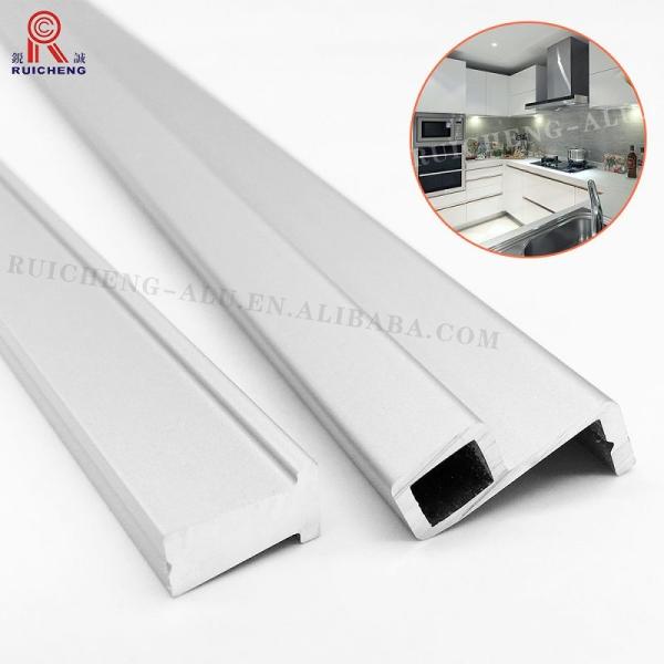 Sandblasted Handle Aluminium Profile , 6082 Aluminum Extruded Handles