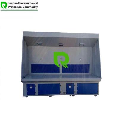 Metal Grinding Downdraft Table 7.5KW Dust Collection Downdraft Deburring Table
