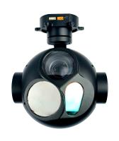 30x Zoom + 640 Imagerie thermique + 4000 Meter Range UAV Caméra Universal Joint