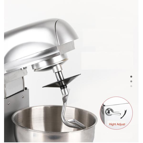 Silver 1000W Stand Mixers 5 Quart Stainless Steel 5 Liter