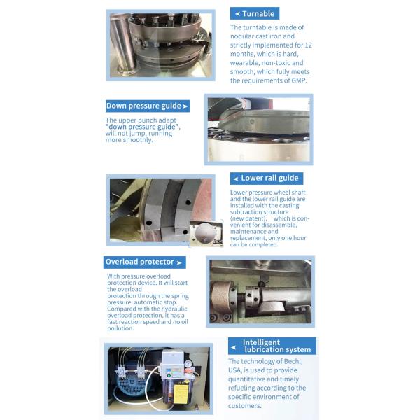 Rotary Pill Making Tablet Press Machine 100000pcs/H