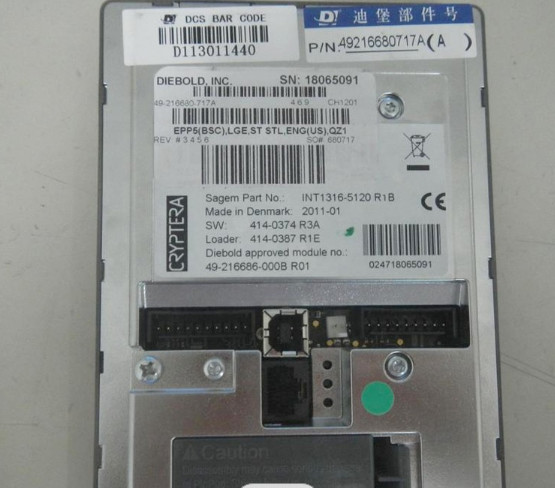 Клавиатура 49-216680-717A 49216680717A машины Diebold EPP5 ATM