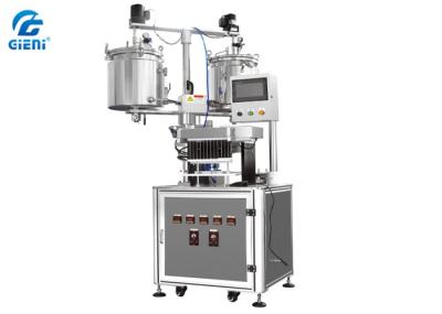 Máquina de enchimento do batom de 12 bocais com os tanques do aquecimento do dobro 20L