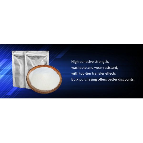 Hot Melt Powder For Fabric Heat Transfer Painting Hot Dissolving Powder With Soft Highly Elastic