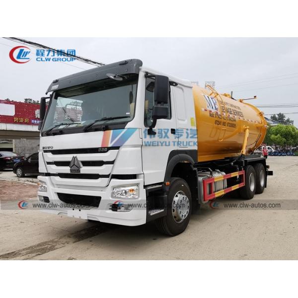 Sinotruk HOWO 6x4 15cbm 16cbm 18cbm 20cbm Vacuum Sewage Suction Truck