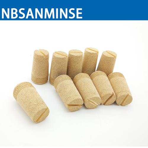 NBSANMINSE D 1/8 1/4 3/8 1/2 1 Size Pneumatic Parts Muffler Brass Fitting Exhaust Brass Silencer On Best Sale