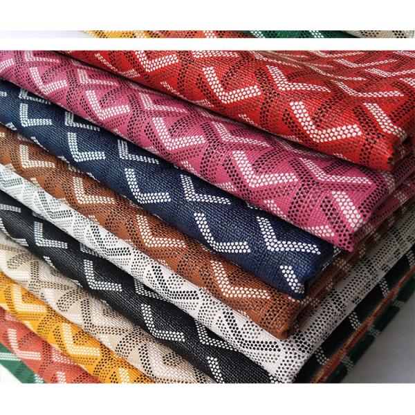 Имитированный Goyard стиль ПВХ кожи с щеткой основы для сумочки упаковки коробки телефонного чехла Декорации использования