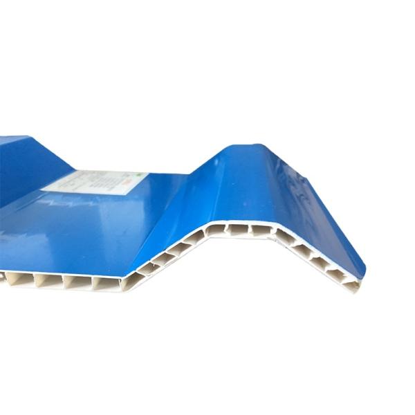 930mm PVC Hole Roof Sheet 10mm grueso diseño de paredes gemelas