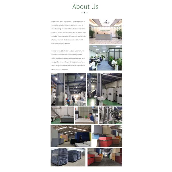 1220*2420 мм высокоплотные звукопоглощающие стенные панели для контроля шума в офисе