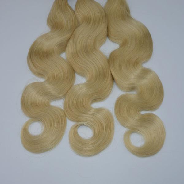 Hair Products #613 Bleached Blonde 100 Brazilian Remy Human Hair Body Wave Weaves