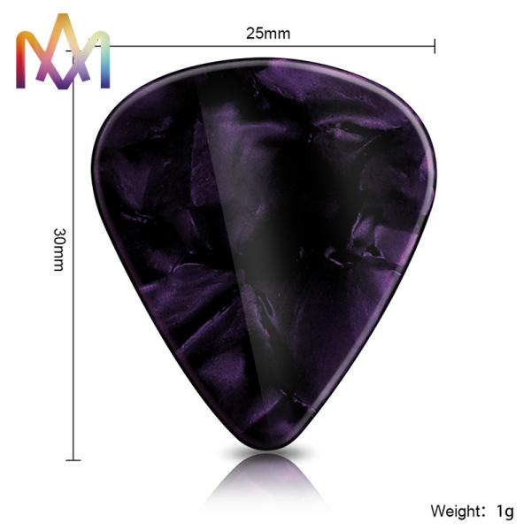 Выборы гитары толщины 1mm акриловые красочные с ровными краями